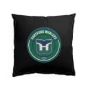 Polštář Retro Námořní Ikonický Štít Hartford Whalers Zelená Velrybí Klasika