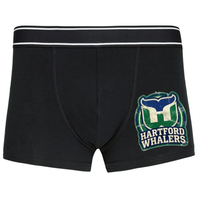 Boxerky Retro Námořnický Duch Hartford Whalers Ikonická Zelenomodrá Klasika