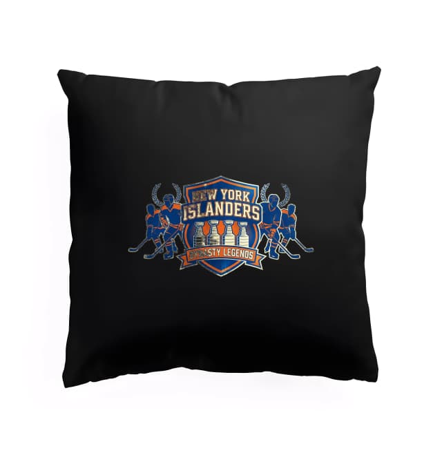 Polštář New York Islanders Dynasty Legends Zrození Modrooranžové Hokejové Éry
