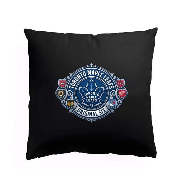 Polštář Toronto Maple Leafs Original Six Klasický Štít Nhl Historie A Odkaz