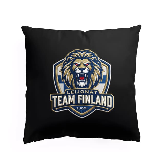 Polštář Hrdinský Štít Leijonat Team Finland Lví Síla Ze Severu