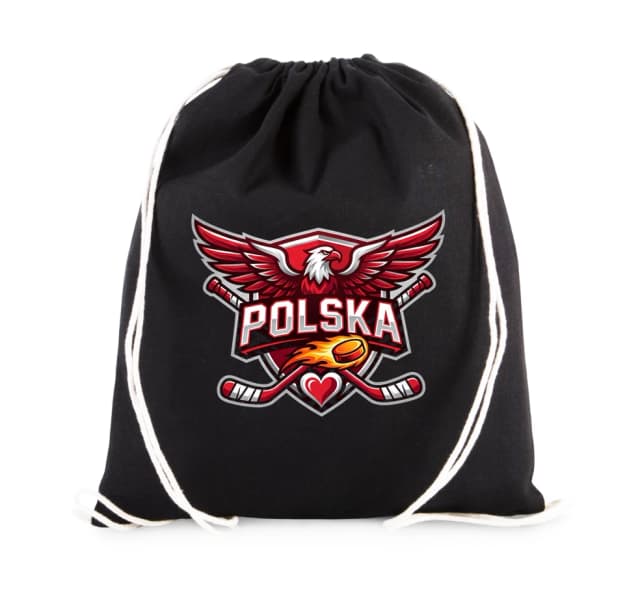 Vak na záda Plamenná Hokejová Vášeň Polsko Orel Puk A Srdce