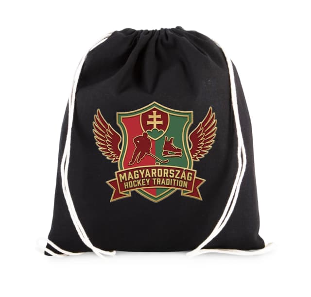 Vak na záda Maďarská Hokejová Tradice S Erbem A Křídly Magyarország Hockey Tradition