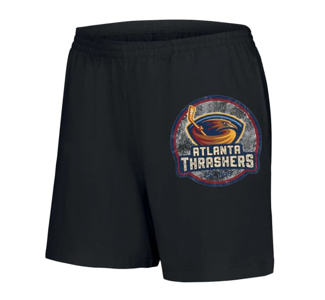 Dámské šortky Atlanta Thrashers Retro Legendární Hokejový Štít S Křídlem A Drapákem