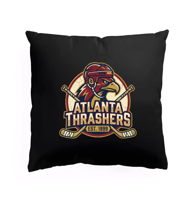 Polštář Atlanta Thrashers Retro Zuřivý Orel Atlanty Založeno 1999