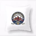Polštář Colorado Rockies Vintage Hokejový Retro Odznak Horské Tradice A Slávy