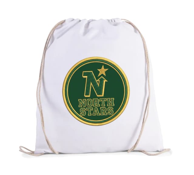 Vak na záda Zeleno Zlatý Retro Klasický Odznak North Stars S Hvězdou