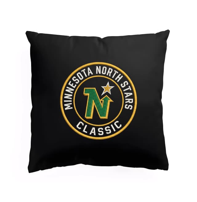 Polštář Minnesota North Stars Retro Hvězdná Klasika V Zelené A Zlaté
