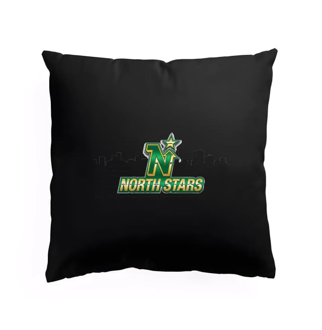 Polštář Retro Legenda North Stars Zelenozlatý Městský Hvězdný Emblém