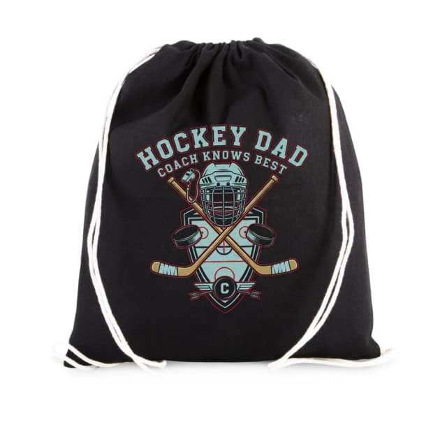 Vak na záda Hockey Dad A Kouč Hrdý Táta Který Na Ledě Ví Nejlépe
