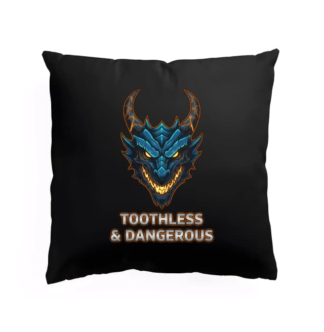 Polštář Toothless Temný Plamenný Drak S Ďábelským Úsměvem