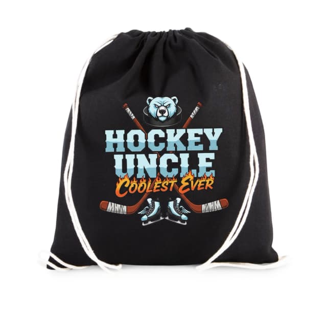 Vak na záda Nejchladnější Hockey Uncle Coolest Ever Hokejový Strýc Na Ledě