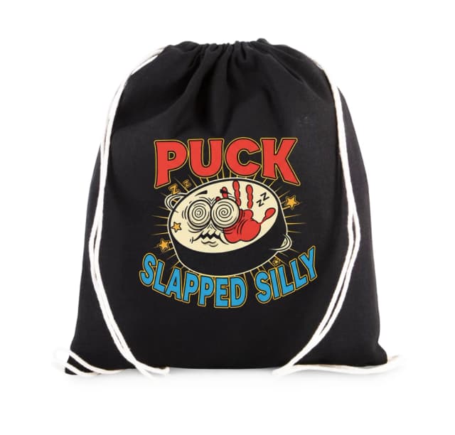 Vak na záda Puck Plácnutý Na Hlavu Omráčený Hrdina V Retro Komiksovém Stylu