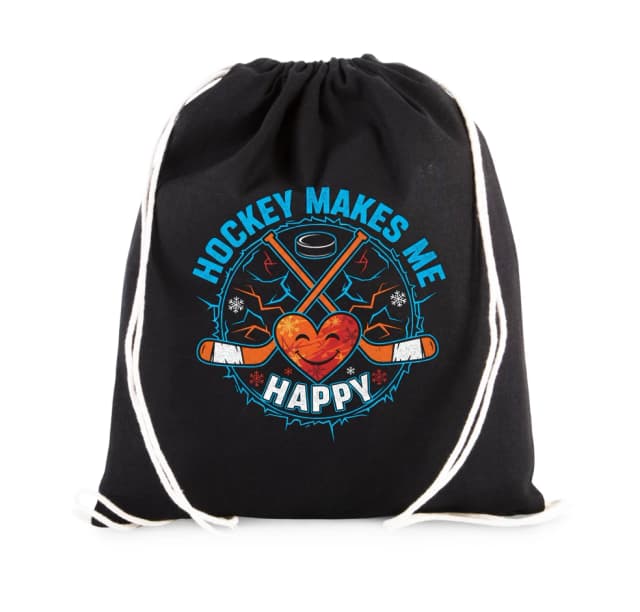 Vak na záda Hockey Mi Dělá Radost Srdíčko Hokejky A Lední Vášeň