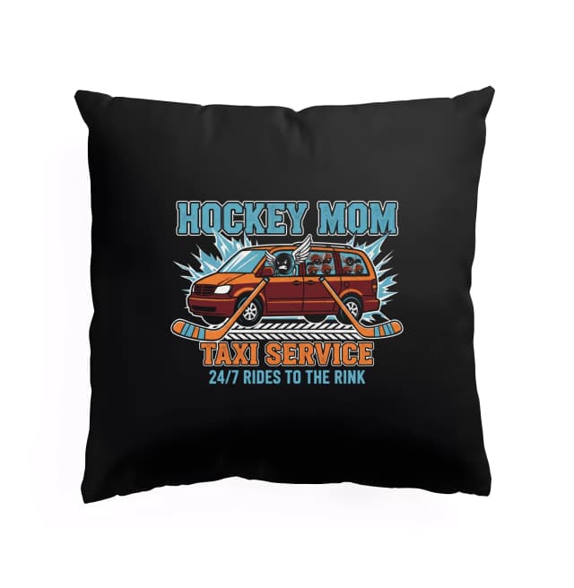Polštář Hockey Mom 24 7 Taxi Služba Pro Hokejové Maminky A Děti