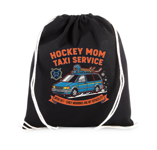 Vak na záda Hockey Mom Taxi Nonstop Odvoz Na Hokej Ranní Směny A Tréninky