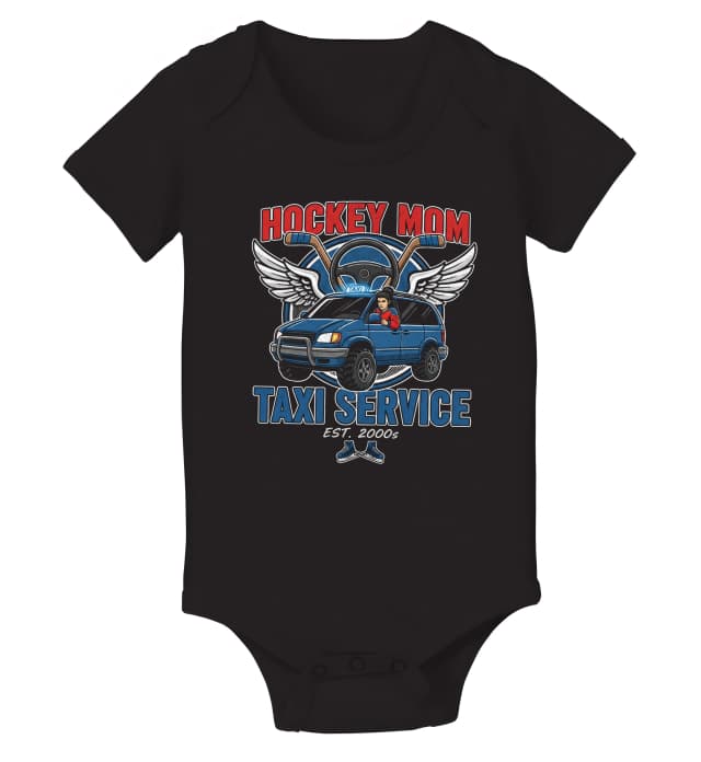Dětské body Hockey Mom Taxi Andělské Vozidlo Pro Hokejové Maminky A Děti