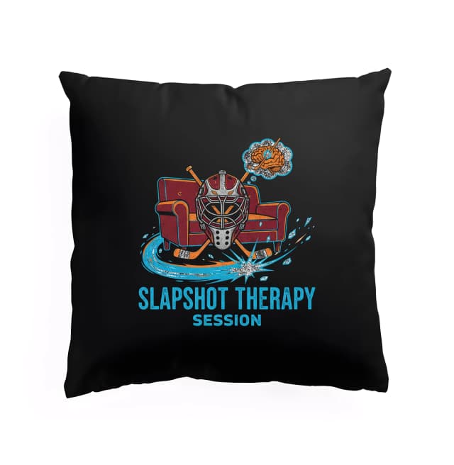 Polštář Slapshot Terapie Sezení Pro Hokejové Mozky A Unavené Brankáře