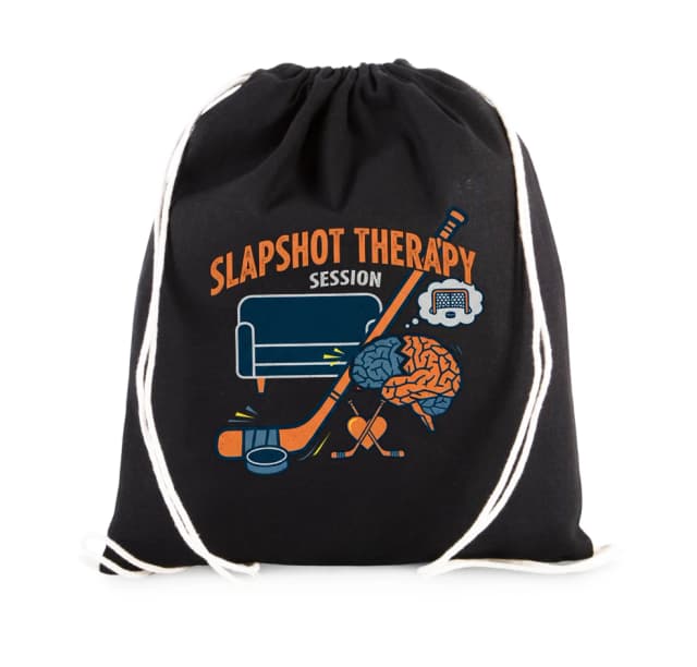 Vak na záda Slapshot Terapie Hokejová Konzultace Na Gauči Pro Mozek A Srdce