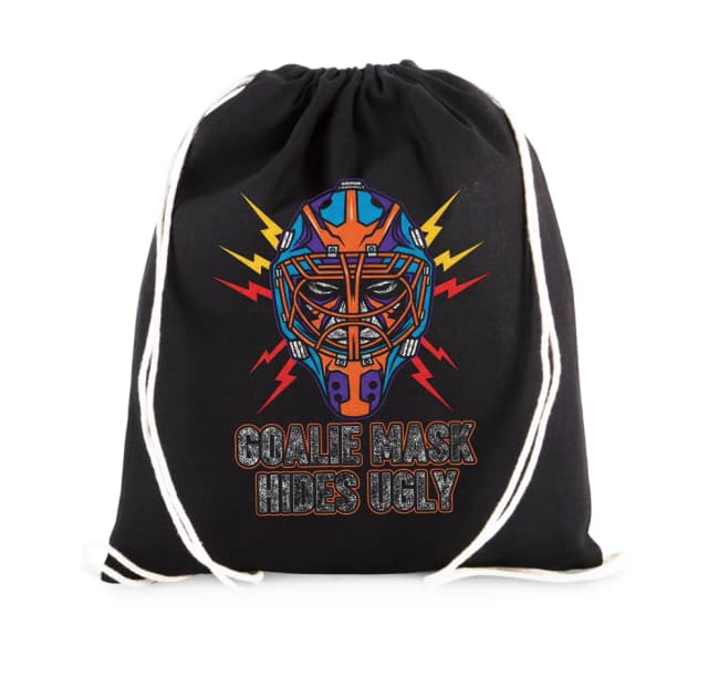 Vak na záda Elektrizující Brankářská Maska Goalie Mask Hides Ugly