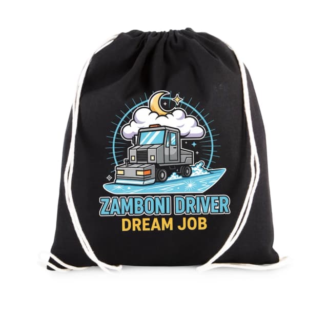 Vak na záda Zamboni Driver Noční Sen O Práci Která Brousí Led A Plní Sny