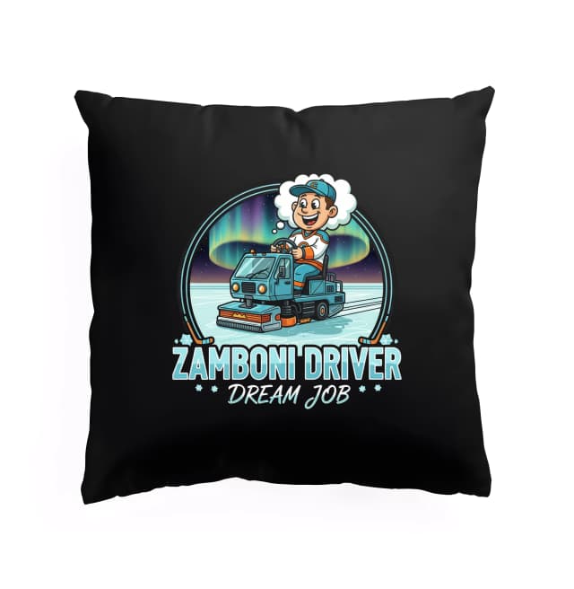 Polštář Zamboni Řidič Snů Pod Polárními Zářemi A Hokejovým Snem
