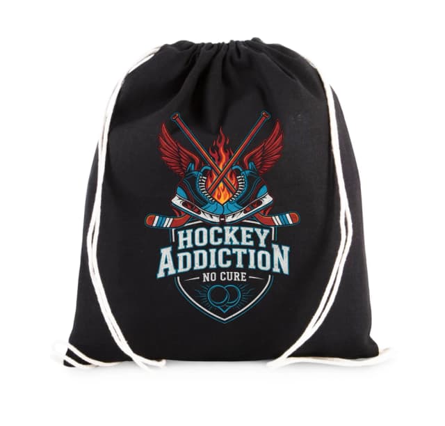 Vak na záda Hockey Addiction Hokejová Posedlost Plameny Vášně A Křídla Vítězů