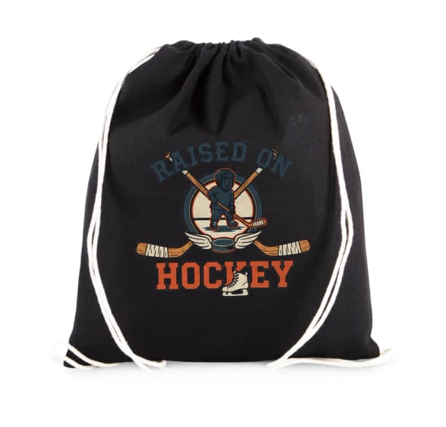 Vak na záda Vyrostl Jsem Na Hockey Malý Hrdina Ledu S Pukem A Křídly