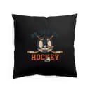 Polštář Vyrostl Jsem Na Hockey Malý Hrdina Ledu S Pukem A Křídly