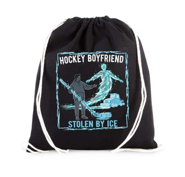 Vak na záda Hockey Boyfriend Ukradený Ledem  Zmrzlá Láska Duše Hokeje