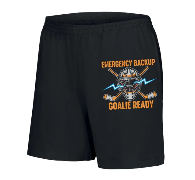 Dámské šortky Nouzový Náhradní Brankář Připraven Zasahovat Emergency Backup