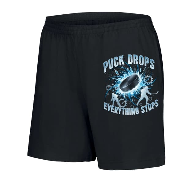 Dámské šortky Puck Drops Když Puk Padá Vše Se Zastaví Na Ledě