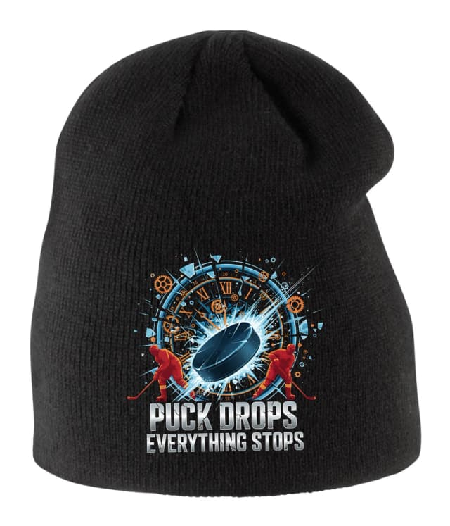 Dětská zimní čepice Když Puck Padá Celý Hokejový Svět Se Zastaví