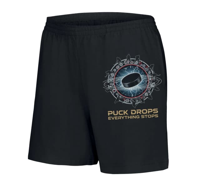 Dámské šortky Puck Drops Když Puk Padá Všechno Okamžitě Zastaví
