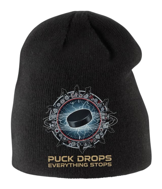 Dětská zimní čepice Puck Drops Když Puk Padá Všechno Okamžitě Zastaví
