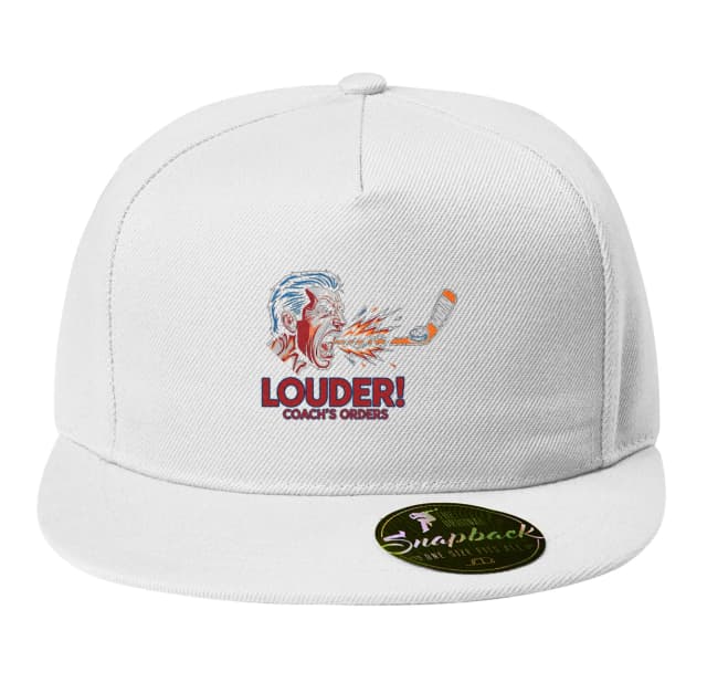 Snapback Hokejový Trenér Louder Výkřik Motivace Vášeň A Bojovná Taktika