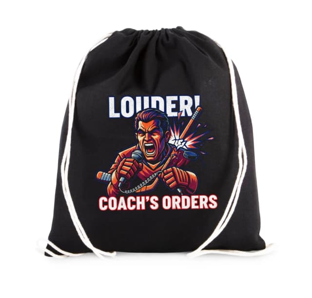 Vak na záda Louder Křičící Trenér Hokejové Příkazy Na Ledě