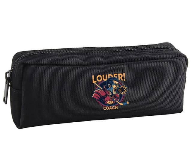 Školní penál Řvi Hlasitě S Hokejovým Trenérem Louder Síla Vůle Týmový Duch
