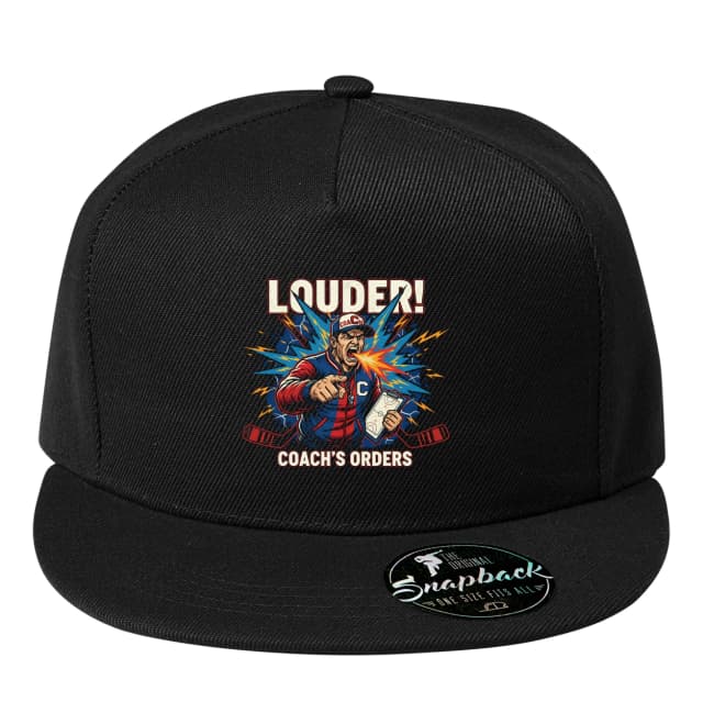 Snapback Louder Hokejový Trenér Křičí Nařizuje Motivuje Vítězí