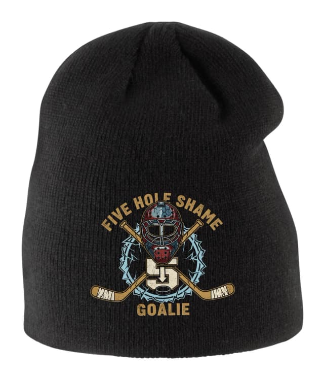 Dětská zimní čepice Five Hole Hanba Brankářská Pětka A Rozbitá Maska