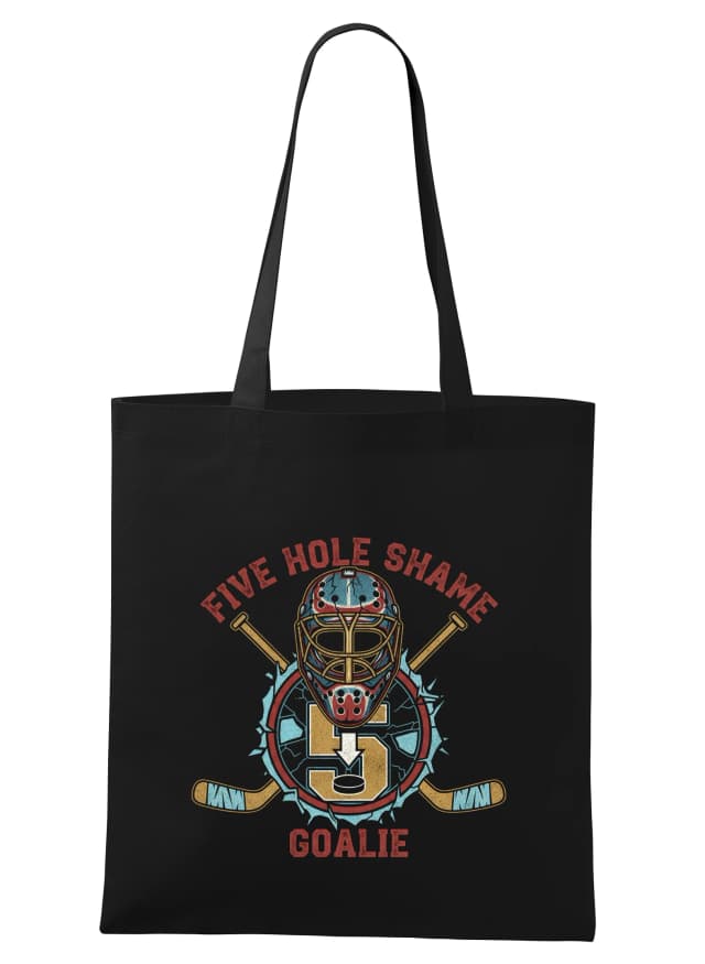 Nákupní taška Five Hole Hanba Brankářův Brutální Pád A Legenda O Pěti Dírách