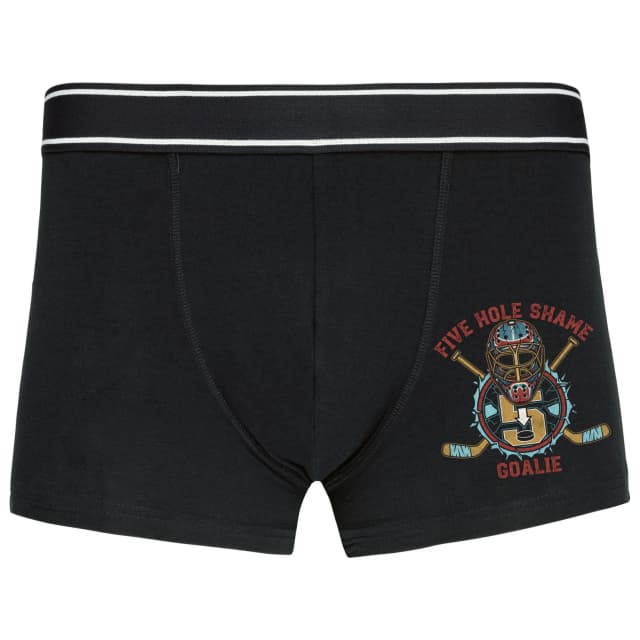 Boxerky Five Hole Hanba Brankářův Brutální Pád A Legenda O Pěti Dírách