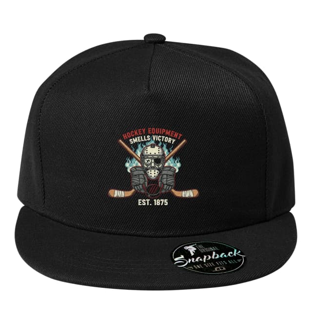 Snapback Brankářská Maska V Plamenech Vůně Hokejového Vítězství A Síly