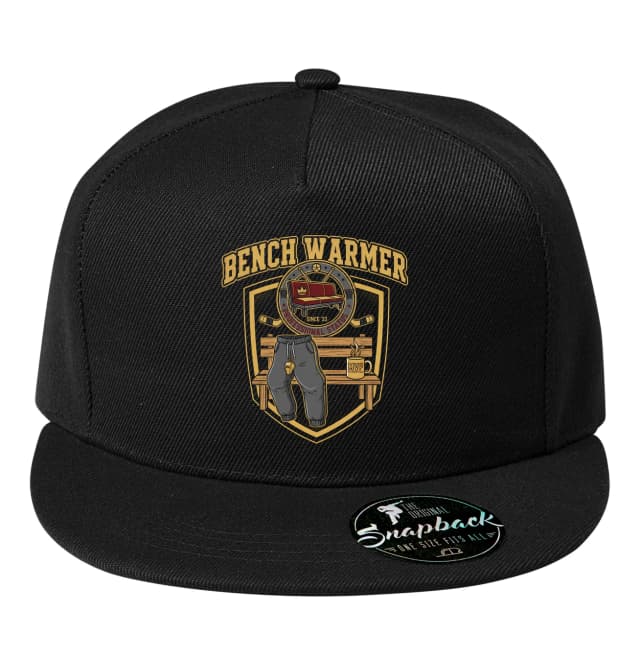 Snapback Král Lavičky Bench Warmer A Mvp Pohodlí Pro Šampiony
