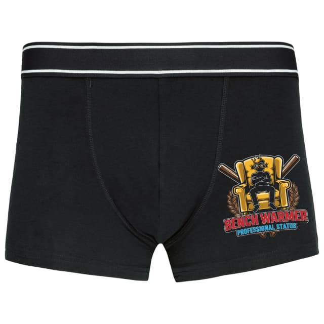 Boxerky Bench Warmer Král Lavičky S Korunou A Profesionálním Statusem