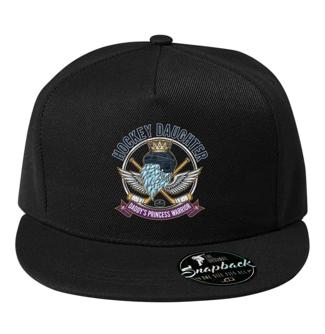 Snapback Královská Ledová Bojovnice Hockey Daughter  Daddys Princess Warrior