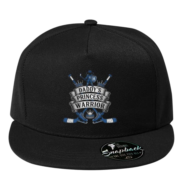 Snapback Tátova Princezna Hokejová Bojovnice S Korunou A Bruslemi