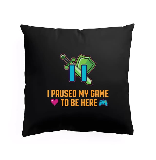 Polštář Přerušil Jsem Hru I Paused My Game Hrdý Gamer Přišel