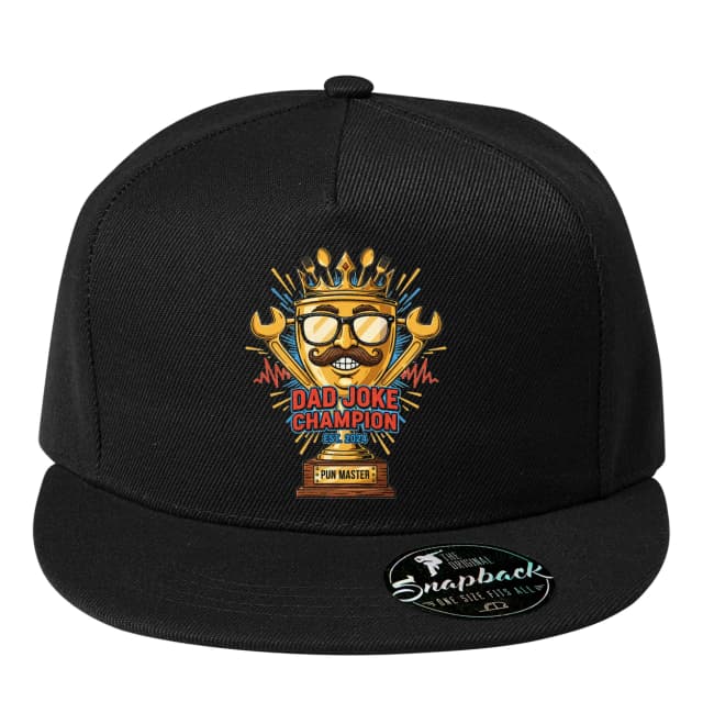 Snapback Král Otcových Vtipů Dad Joke Champion Pun Master