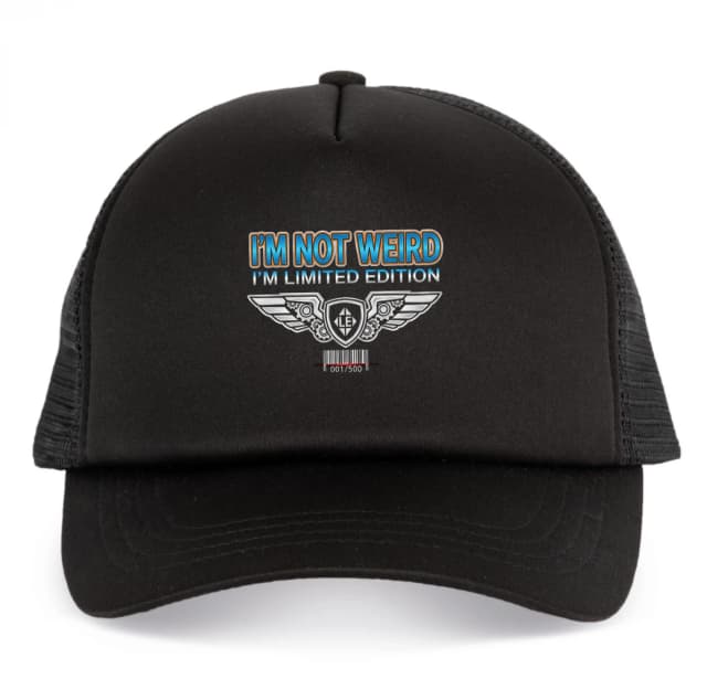 Trucker čepice Nejsem Divný Jsem Limitovaná Edice Originální Styl Limited Edition S Křídly